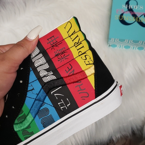 Vans spirit hi top black Red Yellow - Picture 6 of 7